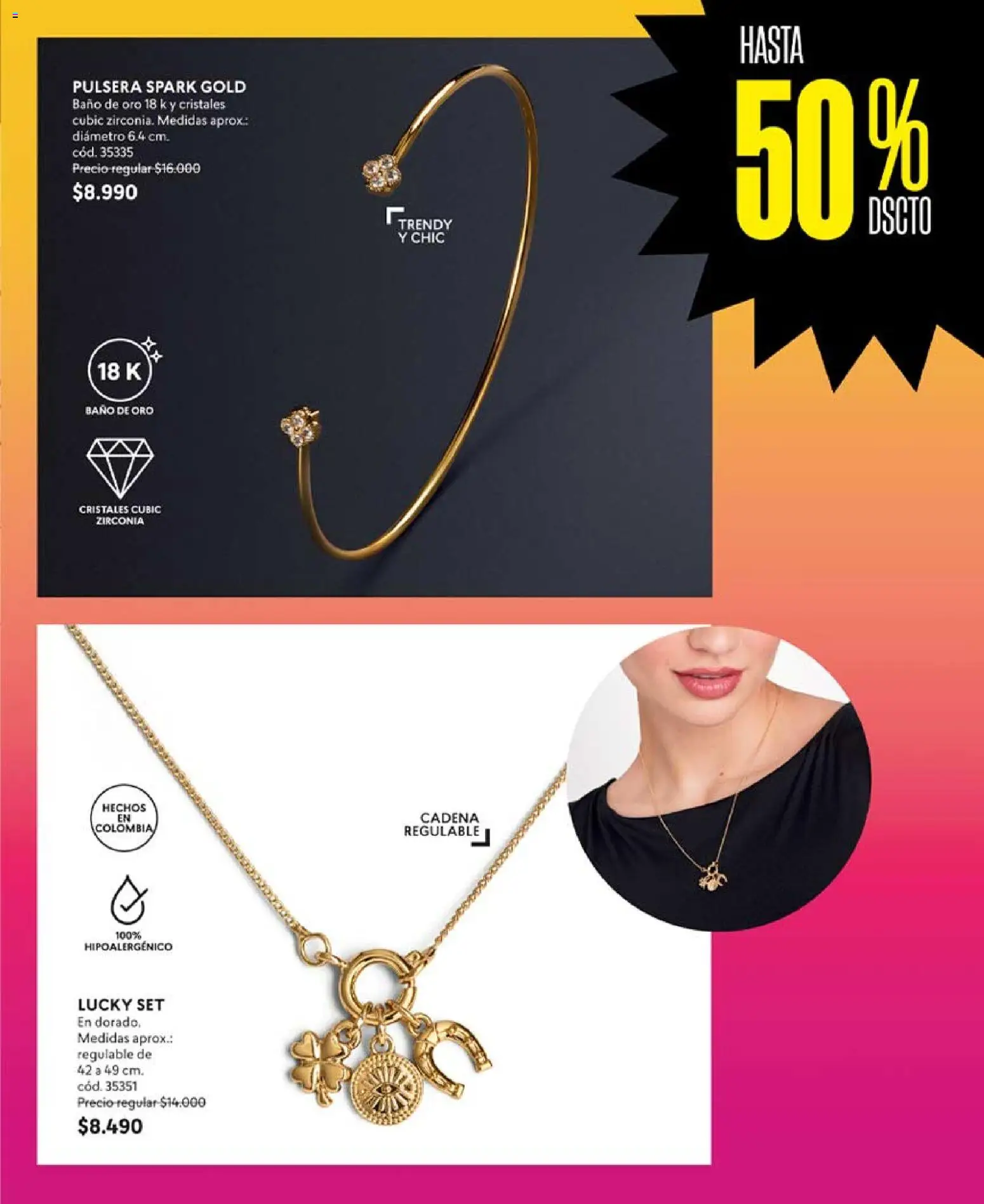 Catálogo CyZone Campaña 9 │ válido desde el 17.05.2026 | Página: 83 | Productos: Baño, Pulsera, Cadena