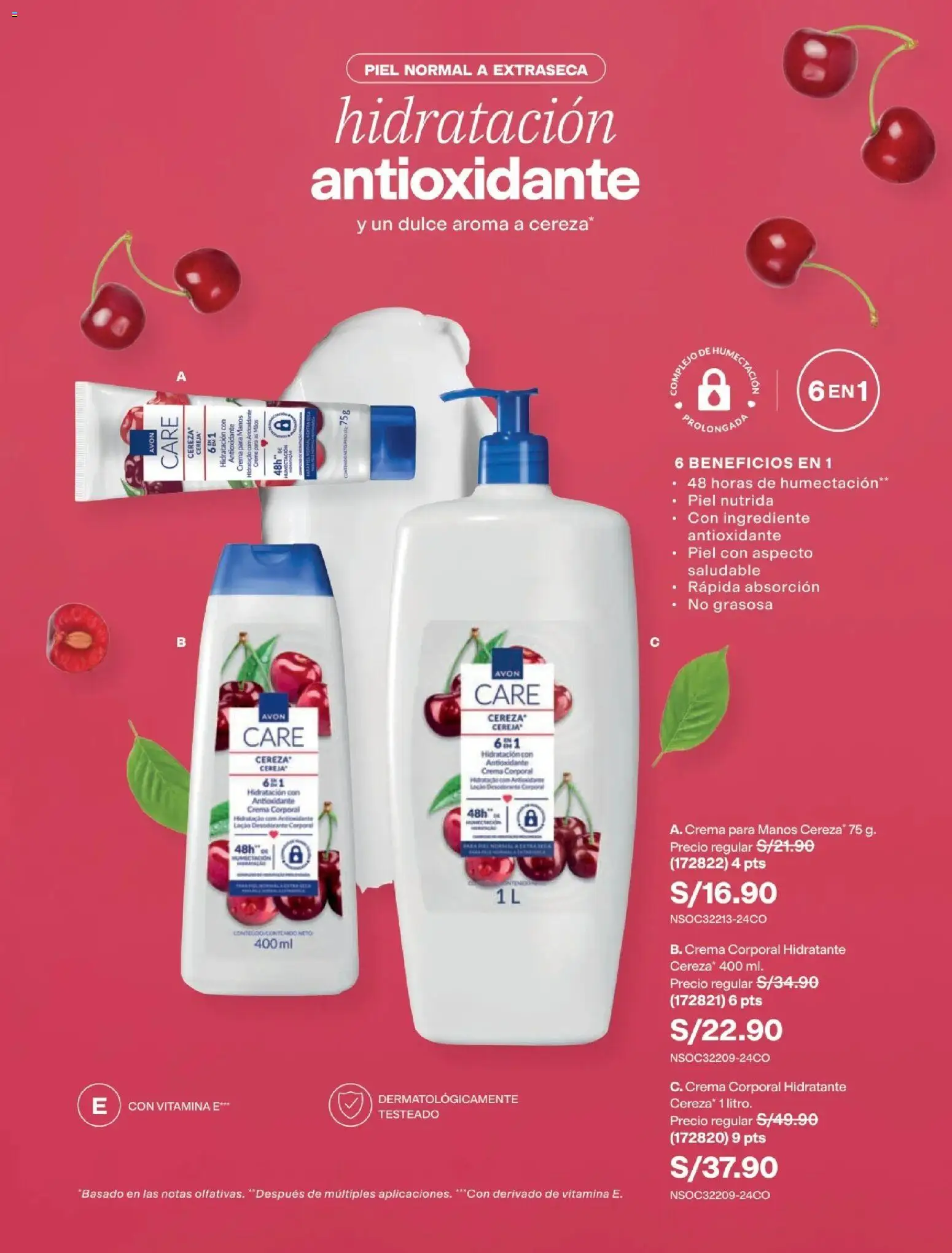 Catálogo Avon válido desde 22/07/2026 | Página: 128 | Productos: Desodorante, Crema, Crema para manos
