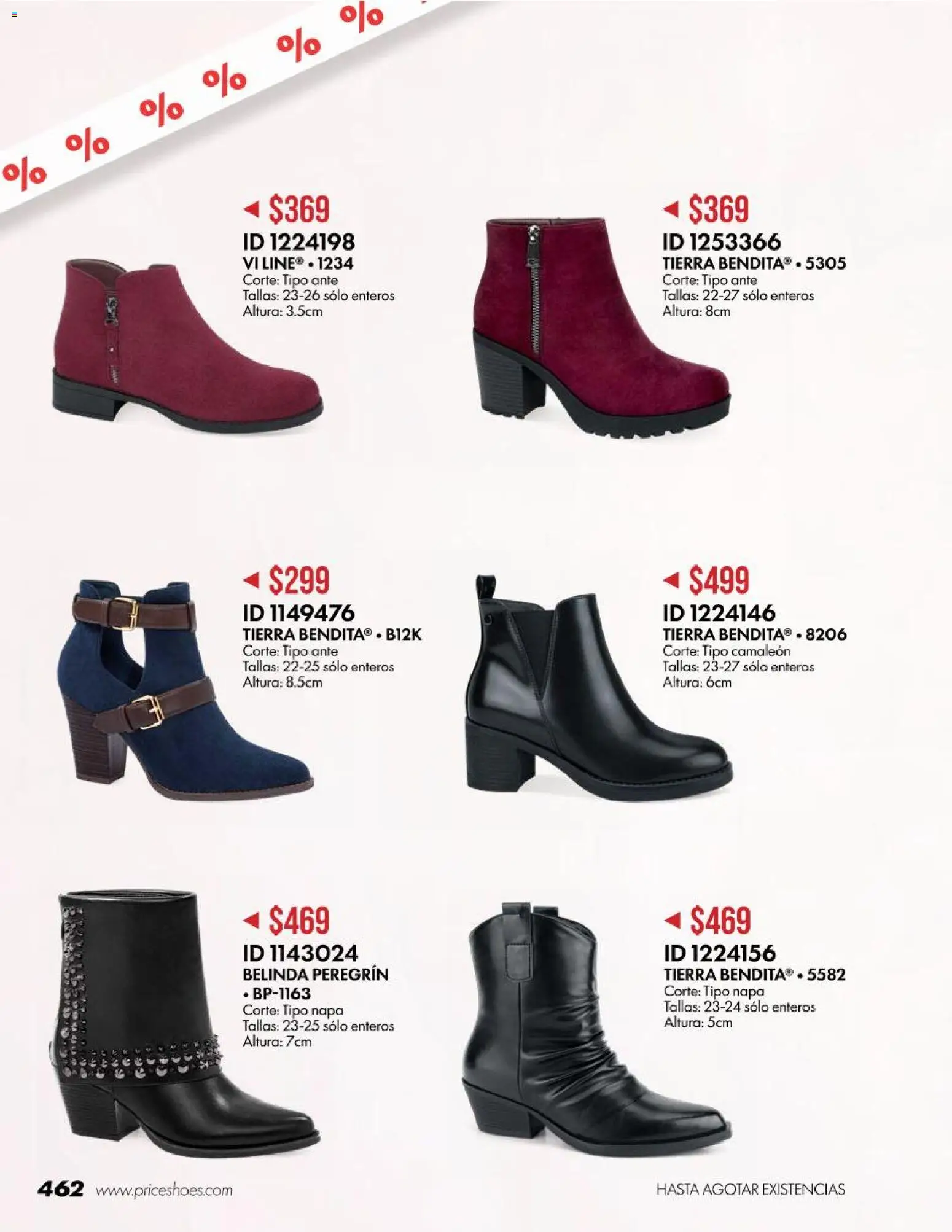 Nuevas ofertas de Price Shoes válidas en toda la República Mexicana desde el 18/07/2026. ¡Encuentra las mejores ofertas en Price Shoes catálogo Botas! | Página: 462