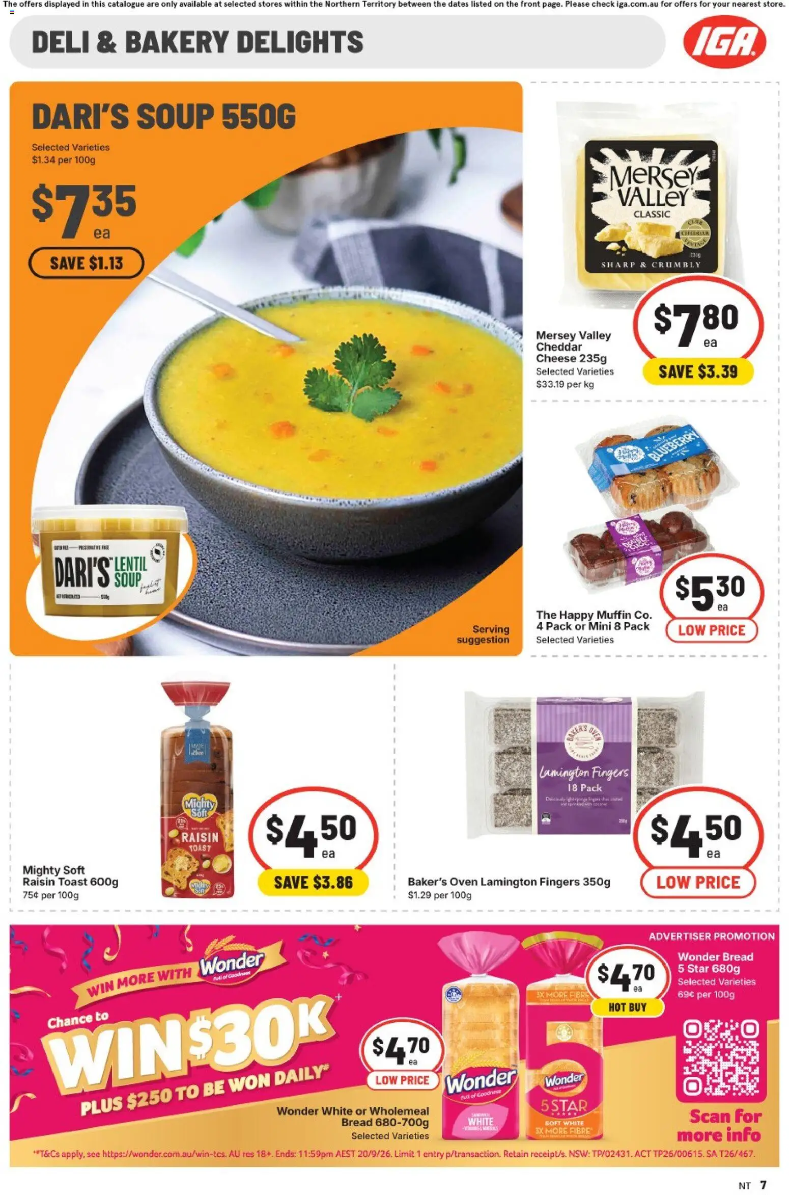 IGA catalogue - valid from 15/07/2026 | Page: 7 | Products: Kiwifruit, Mandarins, Cabbage, Rockmelon
