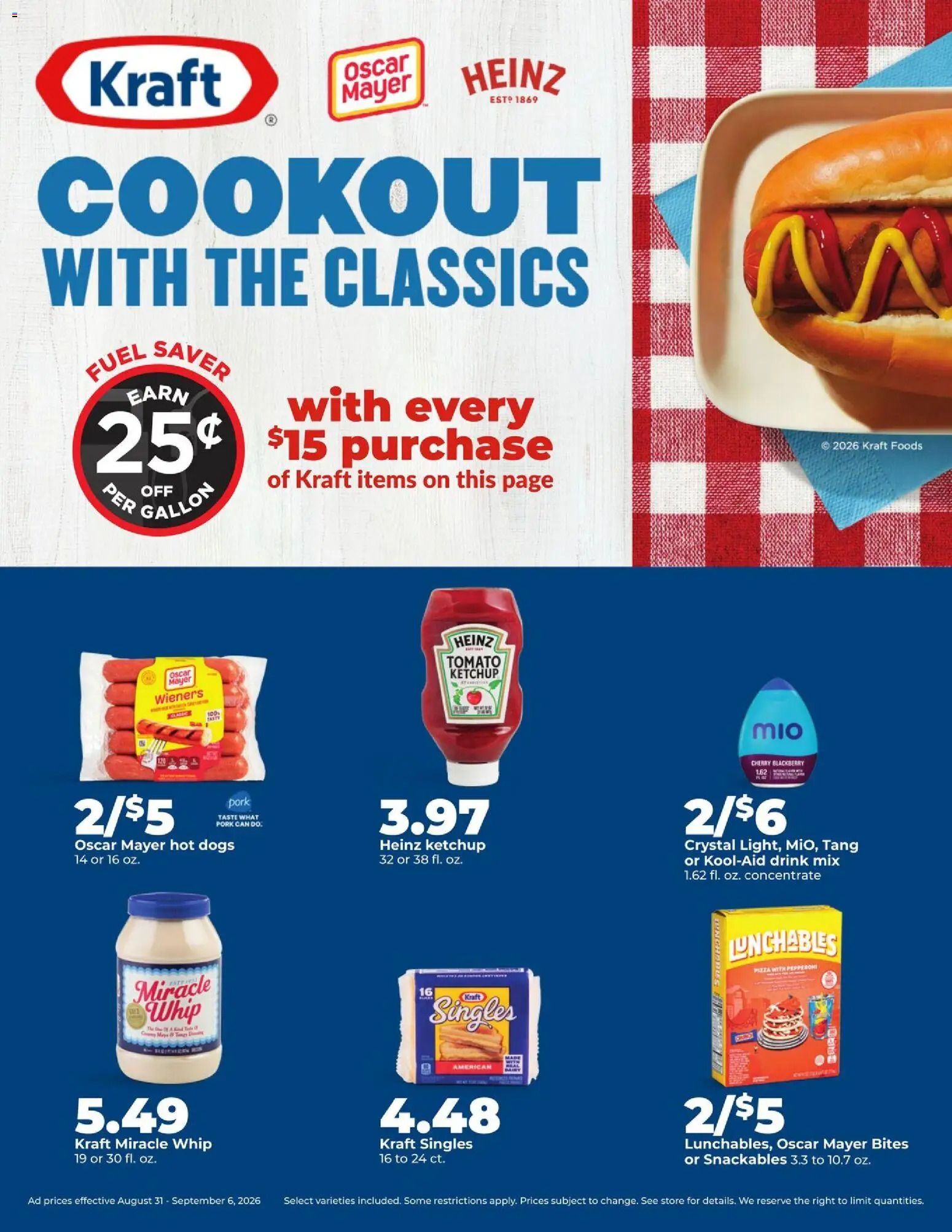 HyVee Weekly Ad - valid from 08/31/2026 | Page: 8 | Products: Pizza, Pork, Ketchup, Tomato