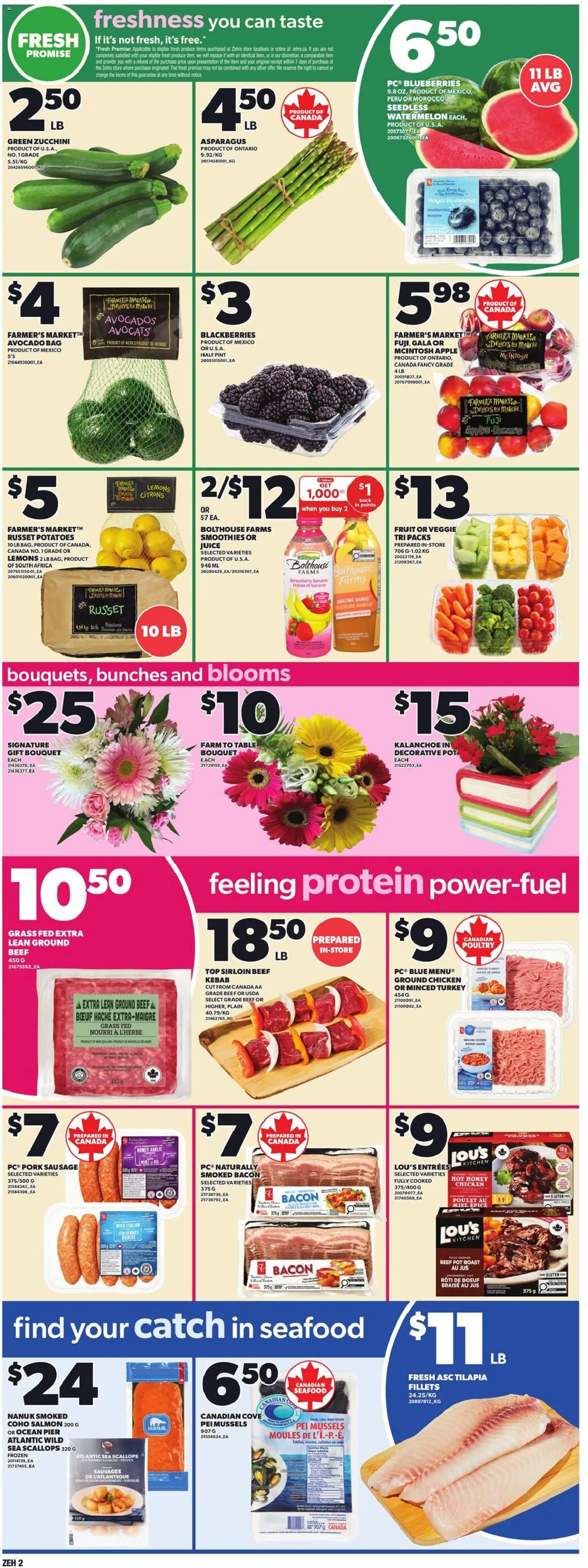 Zehrs flyer valid from 04.06.2026 | Page: 5 | Products: Beef, Turkey, Table, Chicken