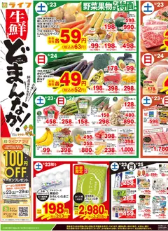 22.05.2026から有効なオファーを含む ライフ - チラシ