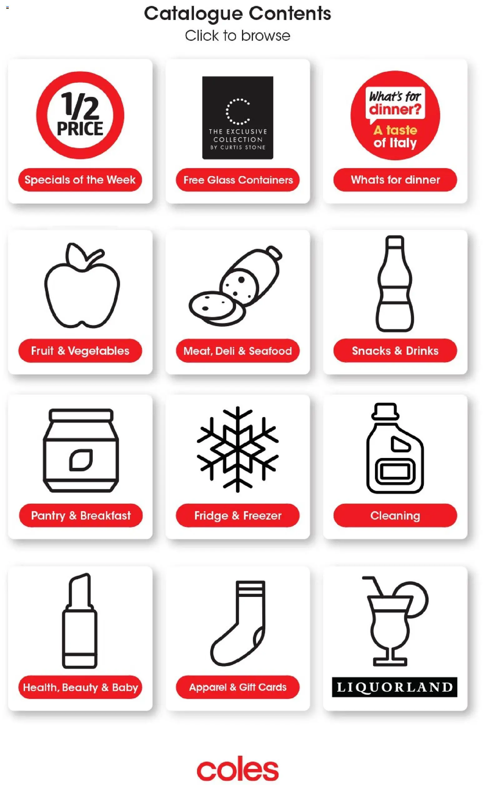Coles catalogue - valid from 01/07/2026 | Page: 46 | Products: Vegetables, Seafood, Fridge, Freezer