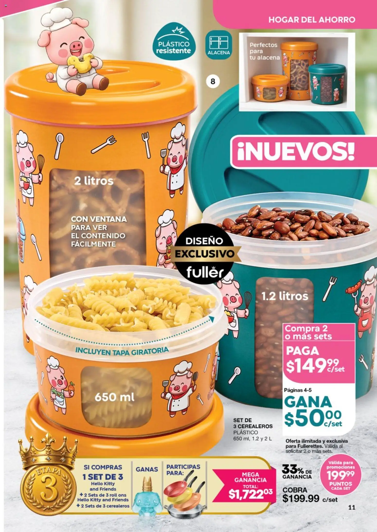 Nuevas ofertas de Fuller válidas en toda la República Mexicana desde el 08/07/2026. ¡Encuentra las mejores ofertas en Fuller Gana Más 7 2026! | Página: 11 | Productos: Alacena