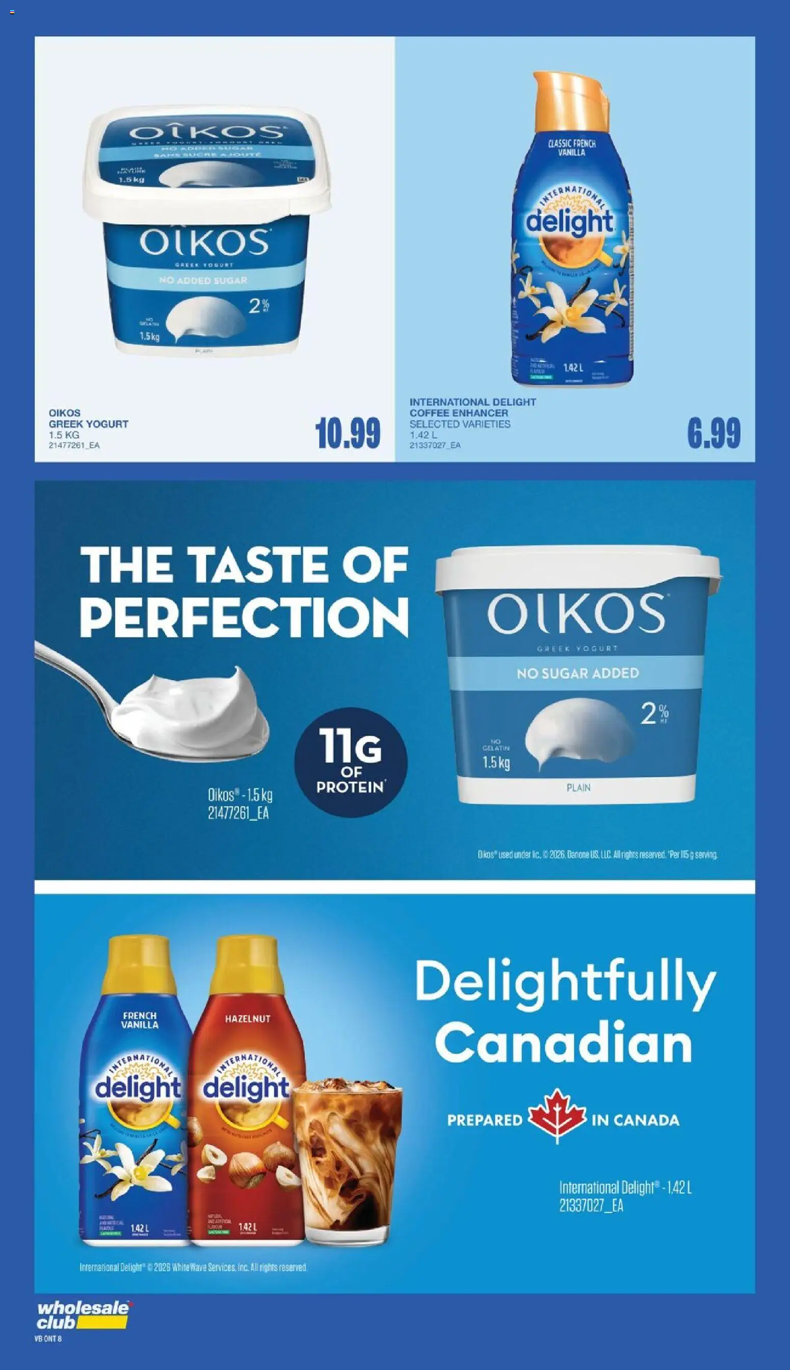 Wholesale Club flyer valid from Jul 30, 2026 | Page: 20 | Products: Yogurt, Coffee