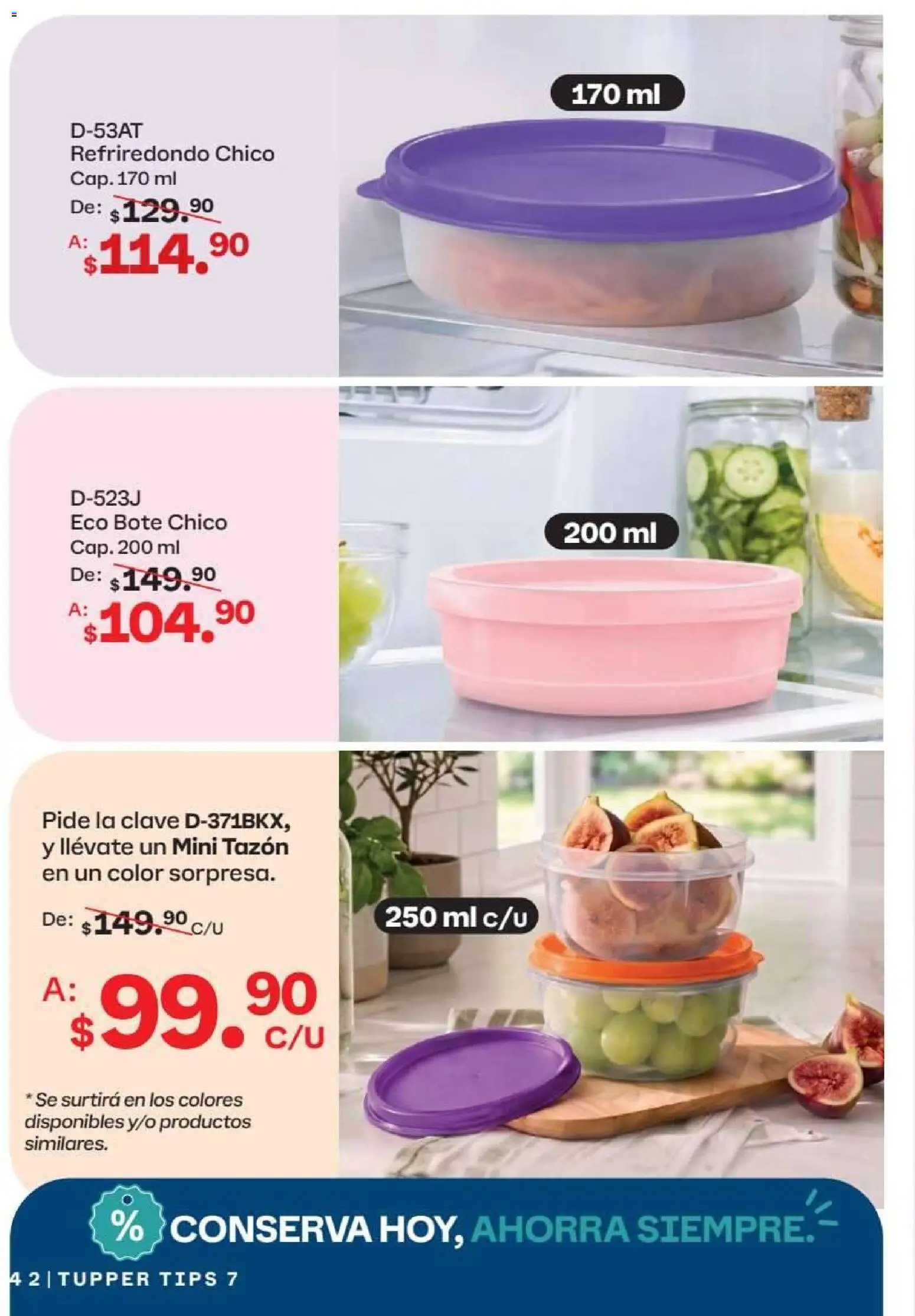 Nuevas ofertas de Tupperware válidas en toda la República Mexicana desde el 15.06.2026. ¡Encuentra las mejores ofertas en Tupperware catálogo! | Página: 42