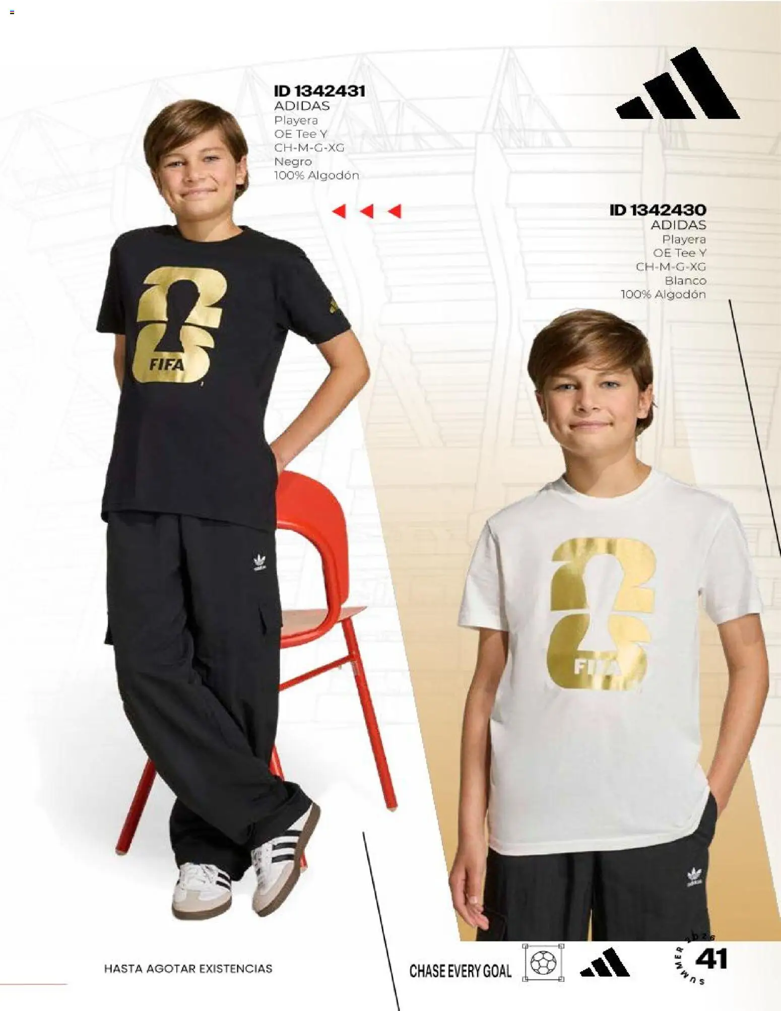 Nuevas ofertas de Price Shoes válidas en toda la República Mexicana desde el 04.06.2026. ¡Encuentra las mejores ofertas en Price Shoes catálogo Fútbol 2026! | Página: 41 | Productos: Algodón, Playera