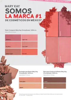 Vista previa de Mary Kay catálogo, nuevo folleto de la tienda, válido en México a partir del 01/09/2026 | Página: 48 | Productos: Fuente, Iluminador, Polvo, Rubor