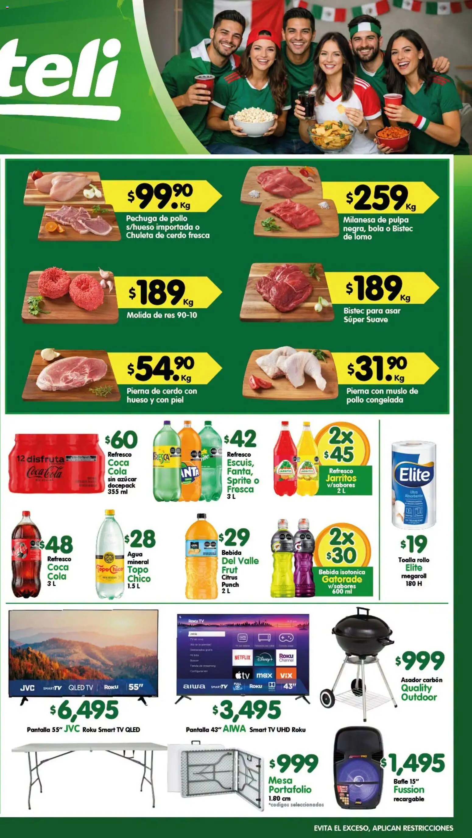 Nuevas ofertas de Arteli válidas en toda la República Mexicana desde el 17/07/2026. ¡Encuentra las mejores ofertas en Arteli folleto Valles! | Página: 2 | Productos: Milanesa, Azúcar, Cerdo, Res
