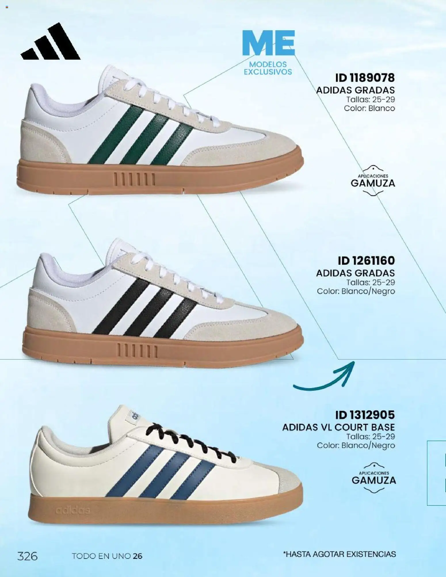 Nuevas ofertas de Price Shoes válidas en toda la República Mexicana desde el 06.05.2026. ¡Encuentra las mejores ofertas en Price Shoes catálogo Todo en uno! | Página: 326 | Productos: Gamuza