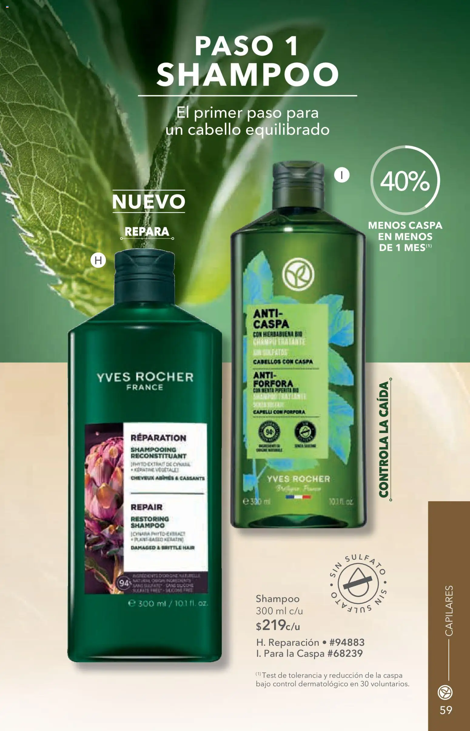 Nuevas ofertas de Yves Rocher válidas en toda la República Mexicana desde el 14/07/2026. ¡Encuentra las mejores ofertas en Yves Rocher campaña 10 2026! | Página: 59 | Productos: Shampoo