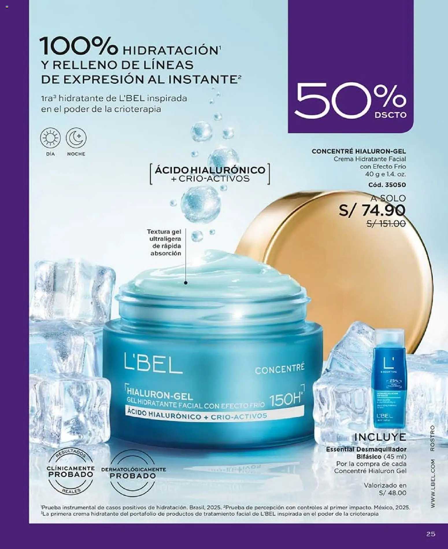 Catálogo L'Bel válido desde 03/10/2026 | Página: 25 | Productos: Crema