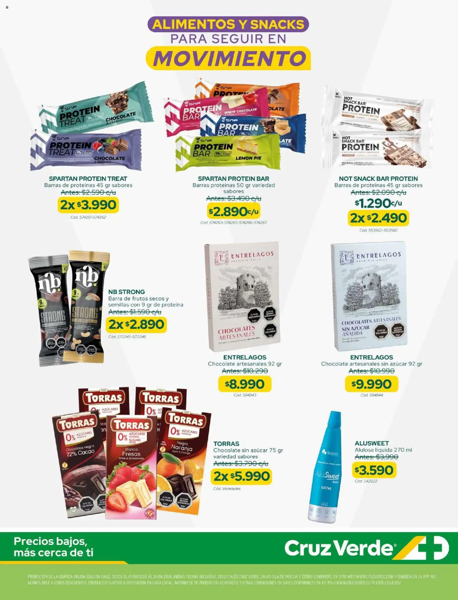 Cruz Verde - Bebestibles y Snacks │ válido desde el 31.07.2026 | Página: 4 | Productos: Semillas, Cacao, Chocolate, Fresas