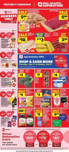 Preview of Atlantic Superstore weekly flyer / circulaire from shop Atlantic Superstore valid from Jul 2, 2026