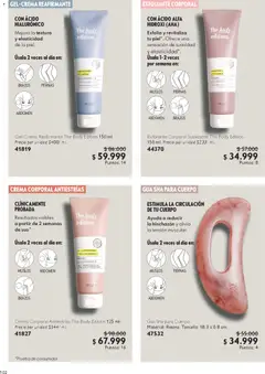 Oriflame catálogo -  Vista previa de la revista de la tienda Oriflame valido desde el 18.04.2026 | Página: 102 | Productos: Exfoliante corporal, Crema, Body, Suavizante