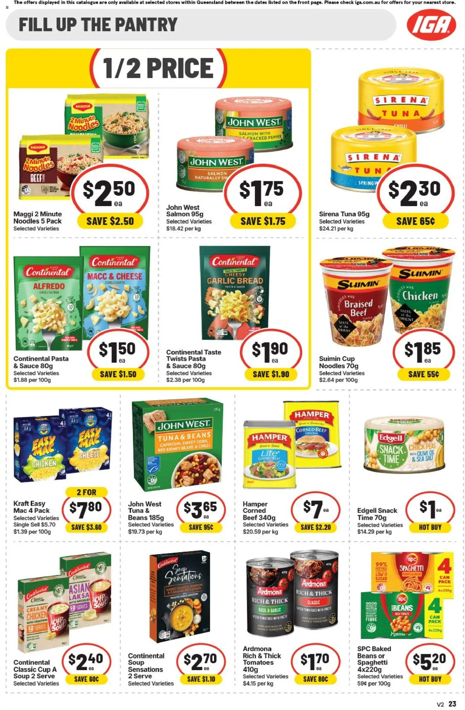 IGA catalogue - valid from 30/09/2026 | Page: 28 | Products: Cheese, Tomatoes, Pasta, Pepper