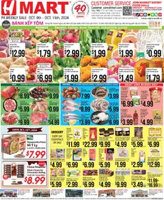 Preview of Hmart weekly ads valid from 10/09/2026