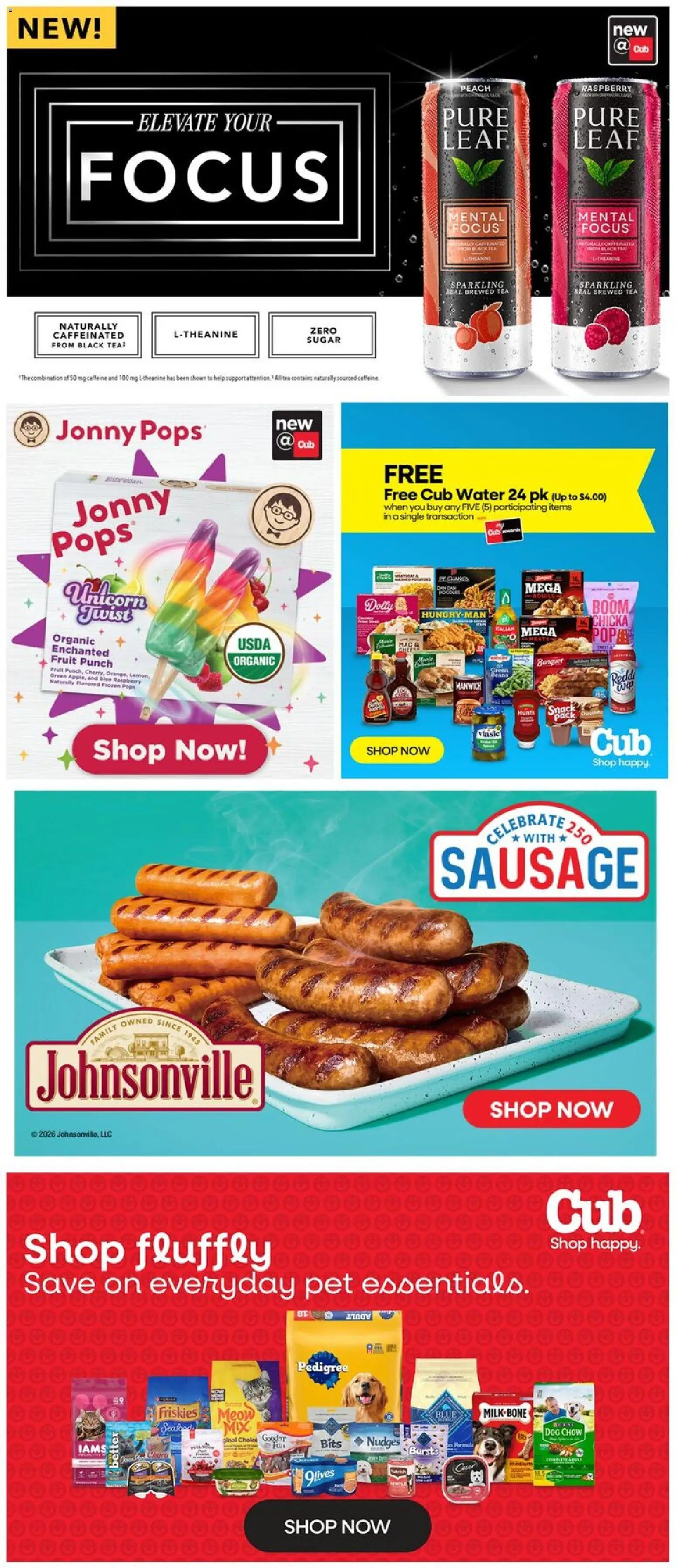 Cub Foods Weekly Savings - MN - valid from 10.05.2026 | Page: 10 | Products: Tea, Water, Sugar, Raspberry
