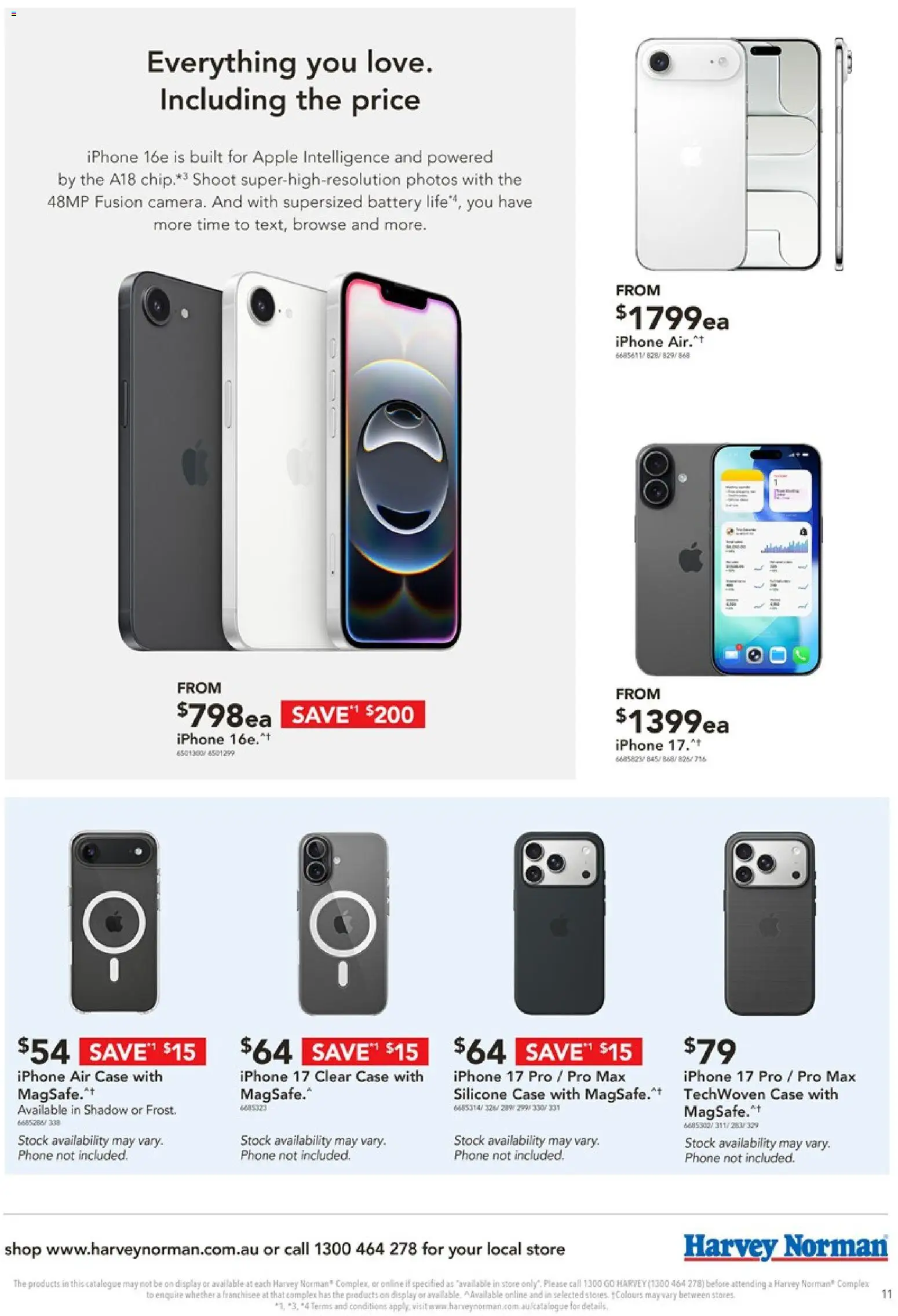 Harvey Norman catalogue - valid from 06.03.2026 | Page: 11 | Products: Battery, Phone, Iphone, Case