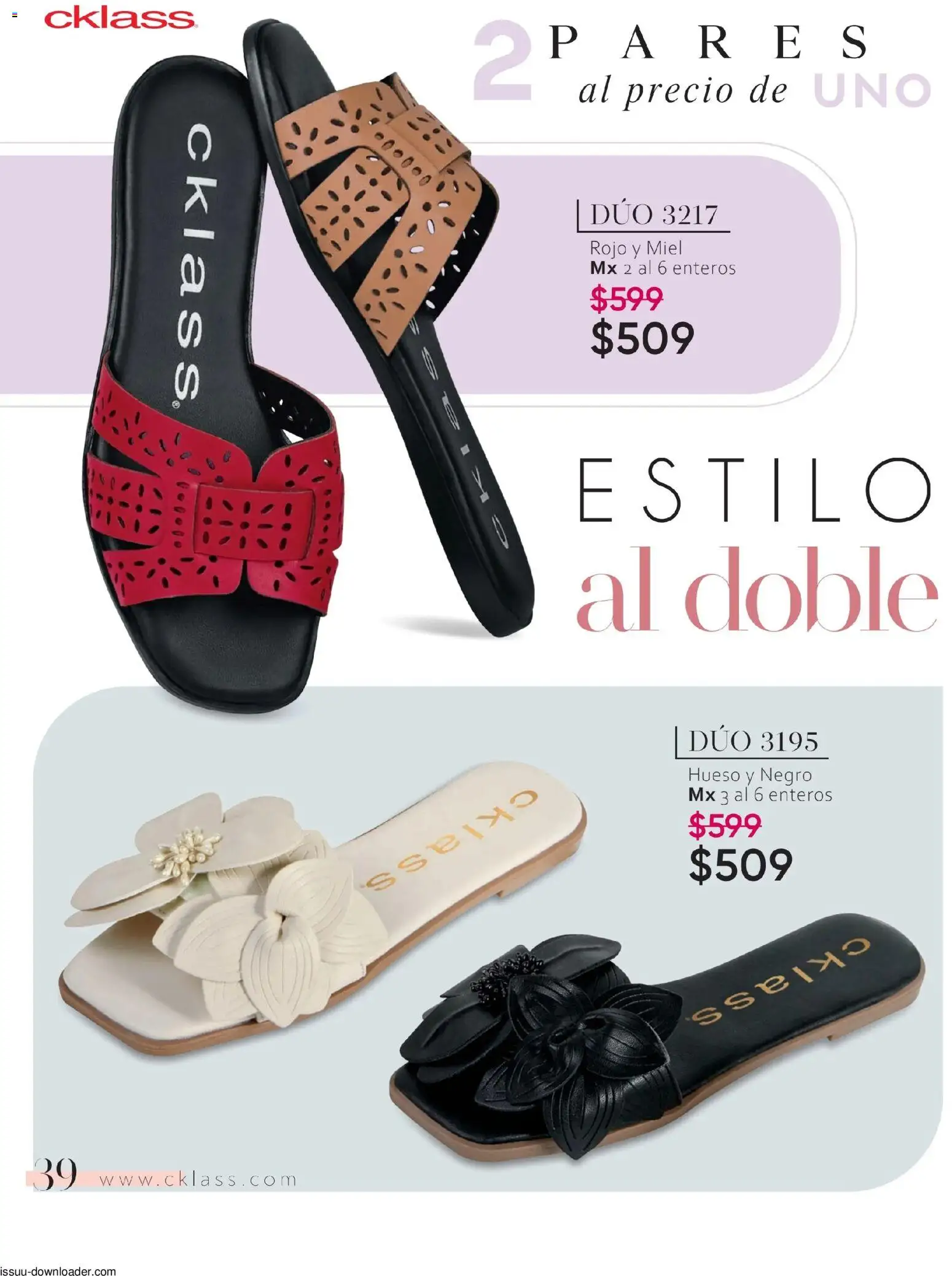 Nuevas ofertas de Cklass válidas en toda la República Mexicana desde el 26/01/2026. ¡Encuentra las mejores ofertas en Cklass catálogo Especial Calzado! | Página: 40