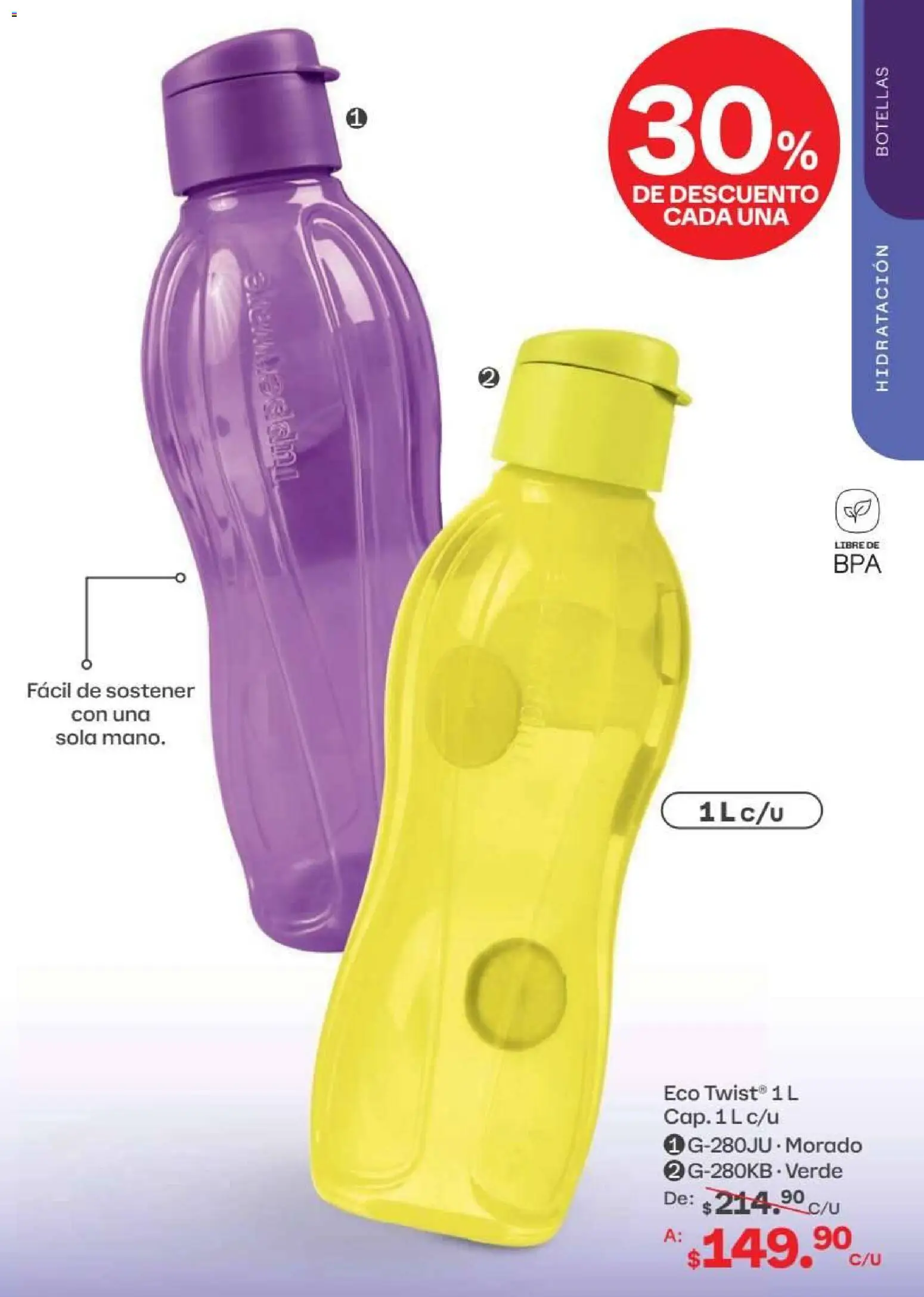 Nuevas ofertas de Tupperware válidas en toda la República Mexicana desde el 15.06.2026. ¡Encuentra las mejores ofertas en Tupperware catálogo! | Página: 69