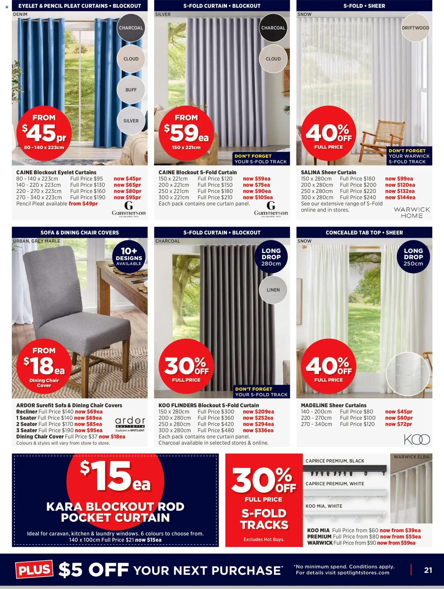 Spotlight catalogue - valid from 02/09/2026 | Page: 21 | Products: Sofa, Linen, Recliner, Pencil