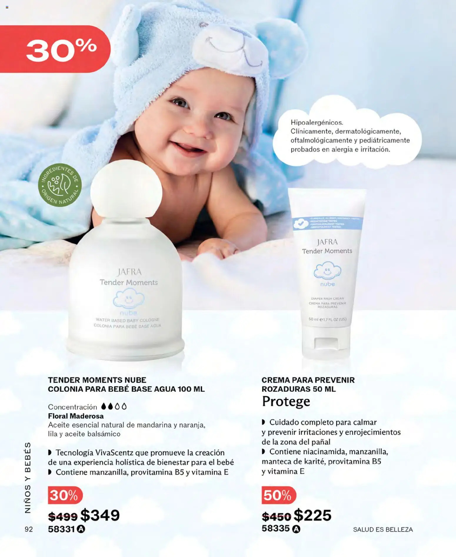 Nuevas ofertas de JAFRA válidas en toda la República Mexicana desde el 01.05.2026. ¡Encuentra las mejores ofertas en JAFRA catálogo! | Página: 92 | Productos: Crema, Agua, Aceite