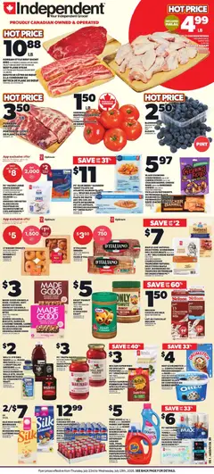 Preview of Independent Grocer weekly flyer / circulaire from shop Independent Grocer valid from Jul 23, 2026