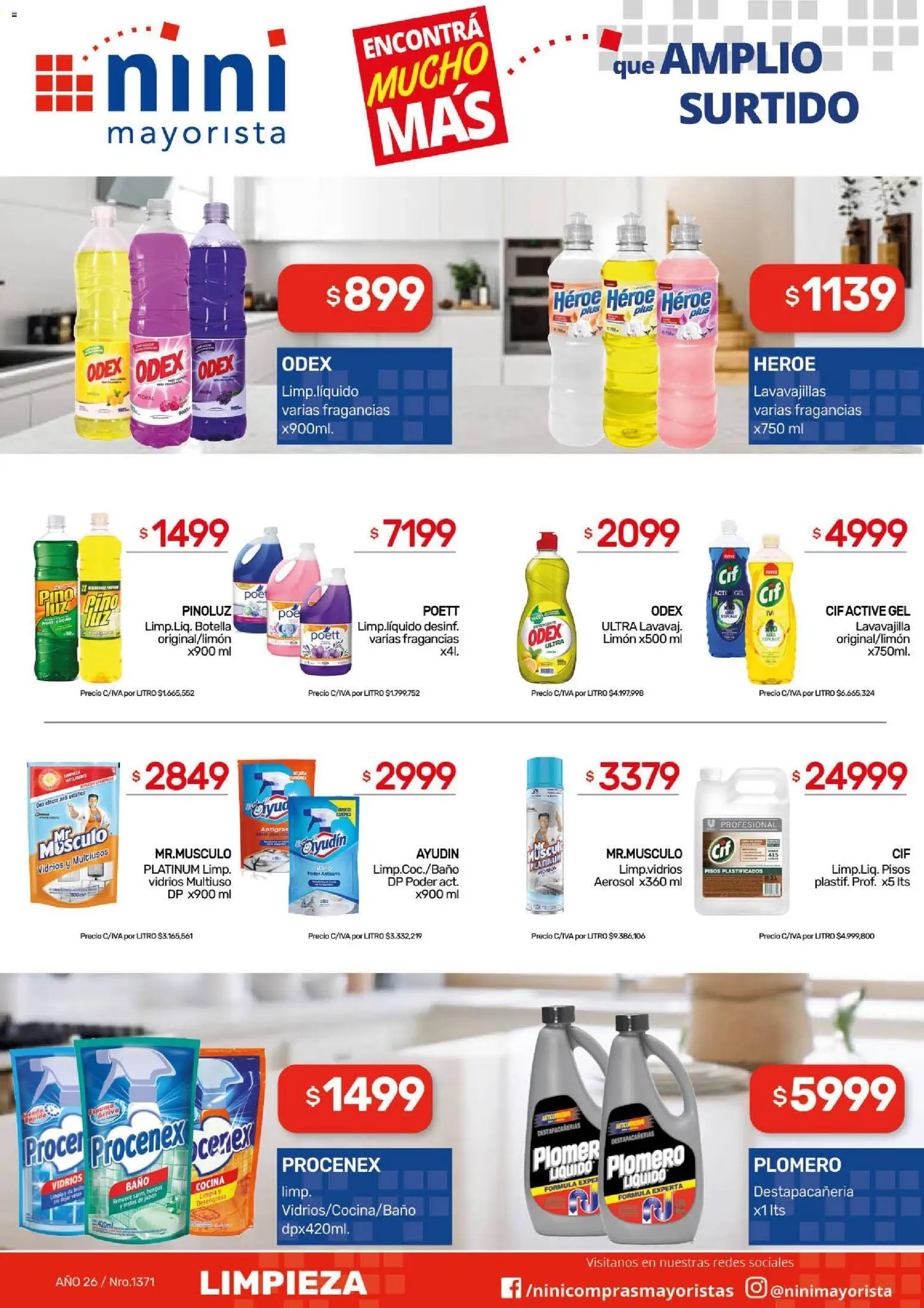 NINI Mayorista ofertas │ válido desde el 03/08/2026 | Página: 9 | Productos: Cocina, Lavavajillas, Jabón, Limón