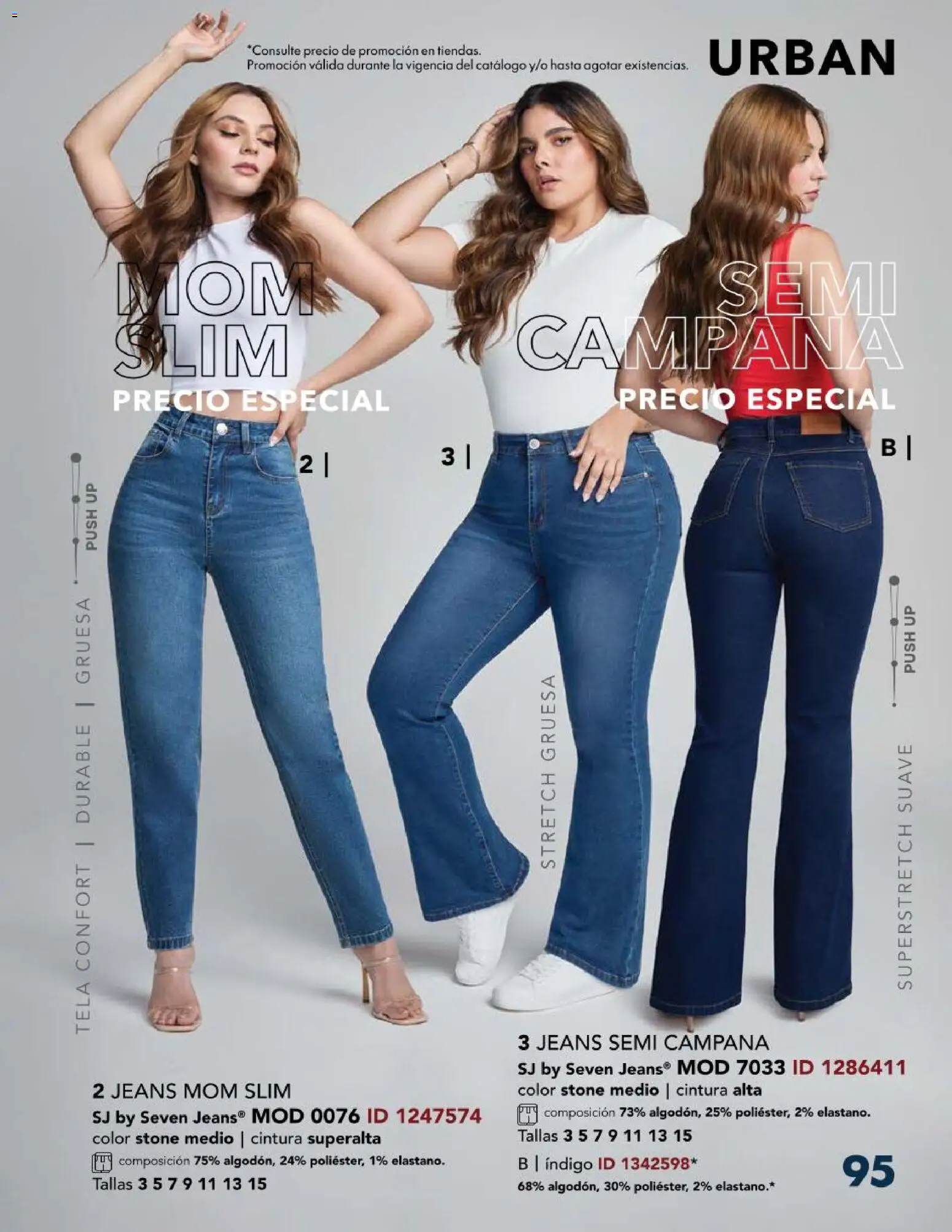 Nuevas ofertas de Price Shoes válidas en toda la República Mexicana desde el 03/08/2026. ¡Encuentra las mejores ofertas en Price Shoes catálogo Jeans! | Página: 95 | Productos: Campana