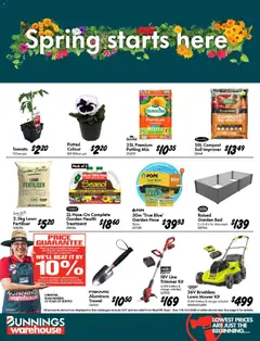 Preview of Bunnings Warehouse - Spring Starts Here Scoresby - valid from 09/09/2026