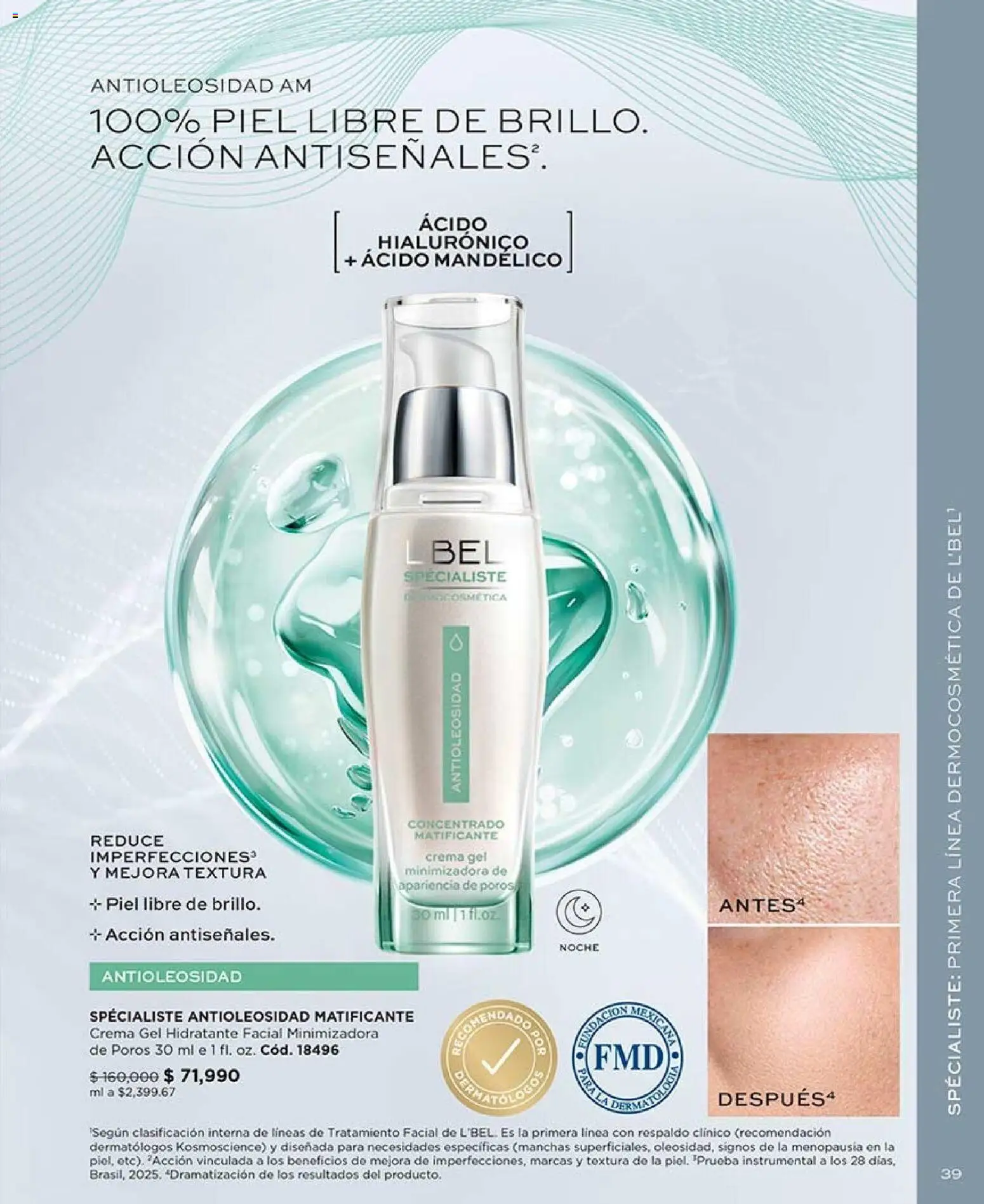 L'Bel revista - valida desde el 07/08/2026 | Página: 39 | Productos: Crema