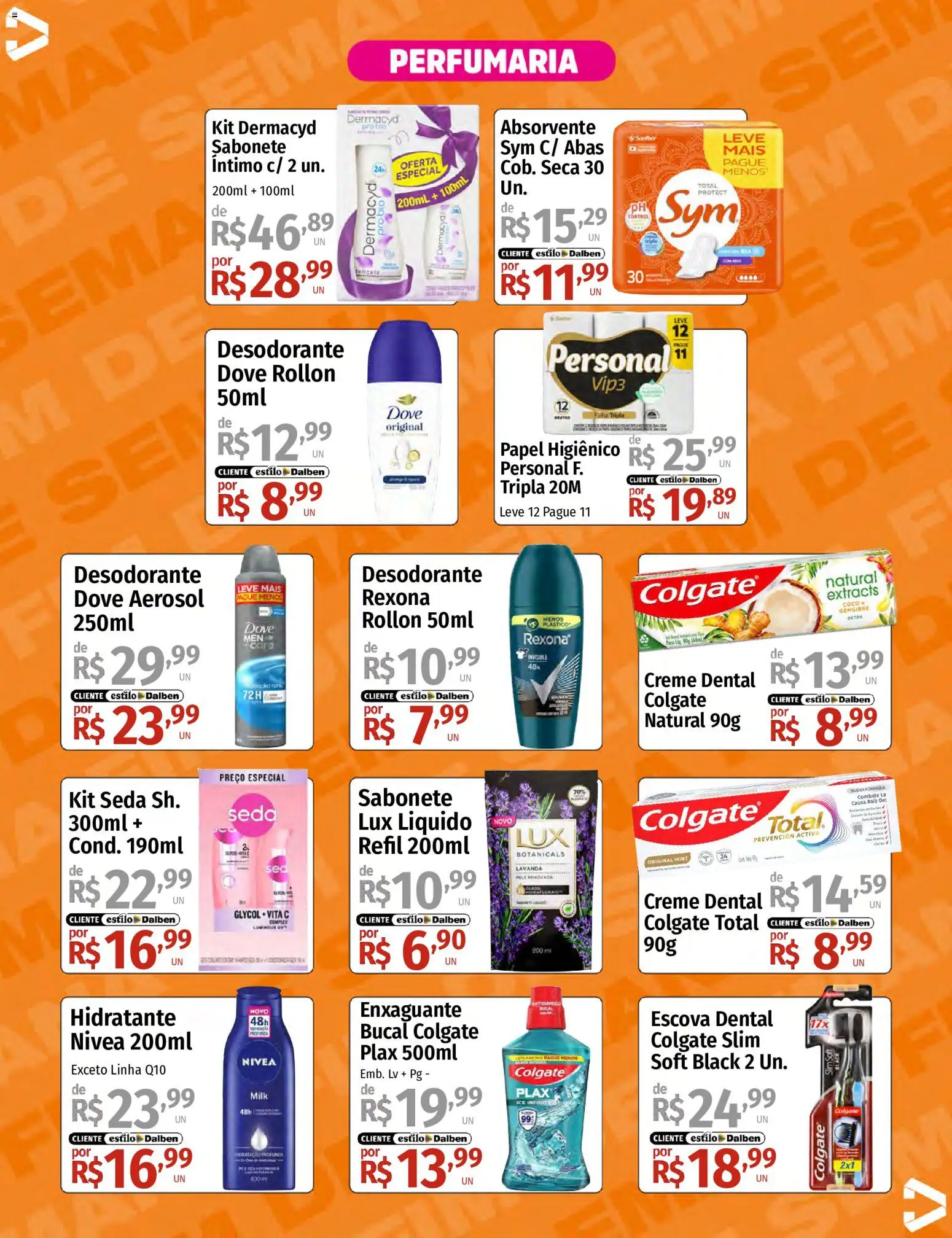 Supermercado Dalben Folheto - válido de 29.05.2026 | Página: 14 | Produtos: Desodorante, Creme, Sabonete, Rexona