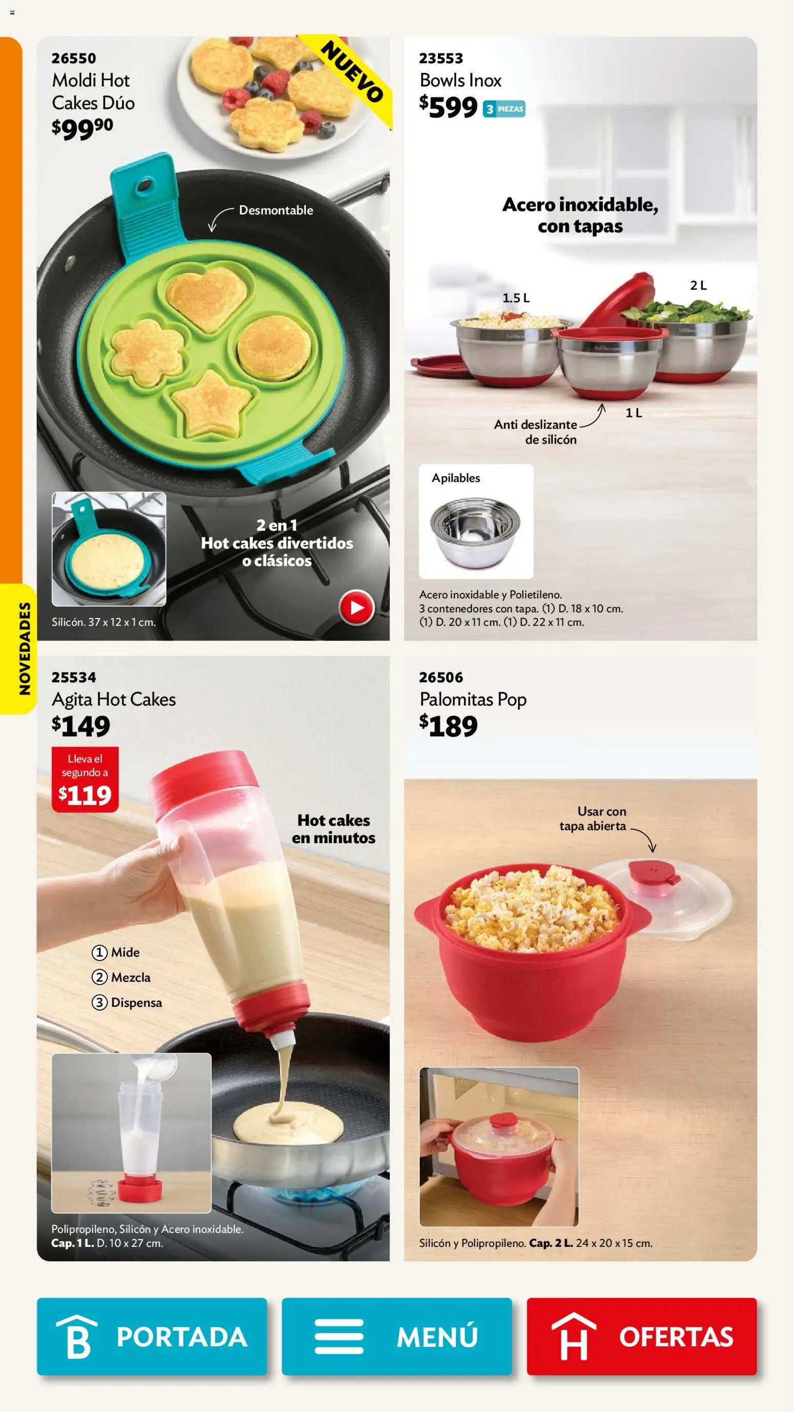 Nuevas ofertas de Betterware válidas en toda la República Mexicana desde el 03/08/2026. ¡Encuentra las mejores ofertas en Betterware campaña 8 2026! | Página: 40 | Productos: Palomitas