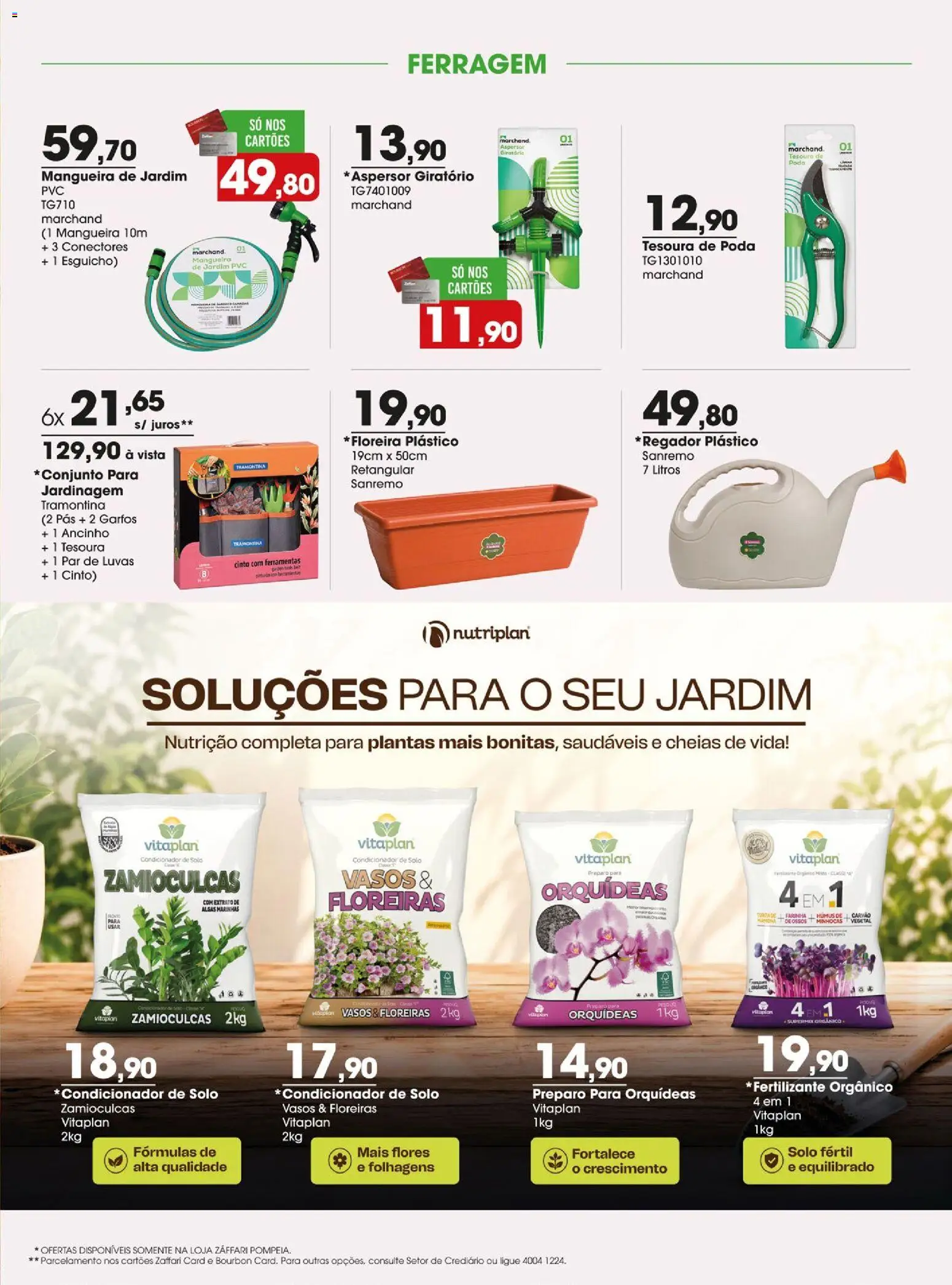 Zaffari Folheto - válido de 03/09/2026 | Página: 15 | Produtos: Farinha, Condicionador, Tesoura, Fertilizante
