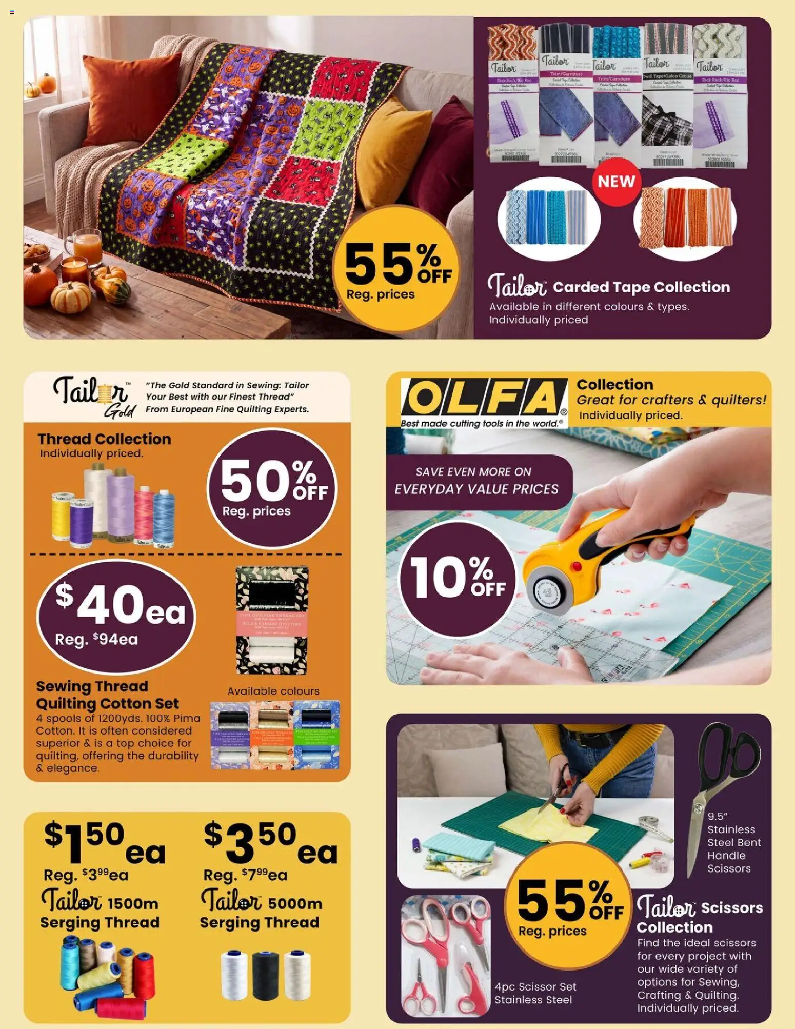 Fabricland flyer valid from Sep 1, 2026 | Page: 9 | Products: Tools