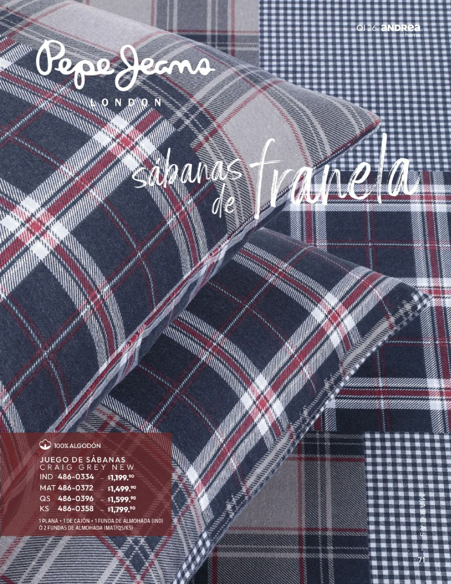 Nuevas ofertas de Andrea válidas en toda la República Mexicana desde el 01/09/2026. ¡Encuentra las mejores ofertas en Andrea catálogo Home! | Página: 71