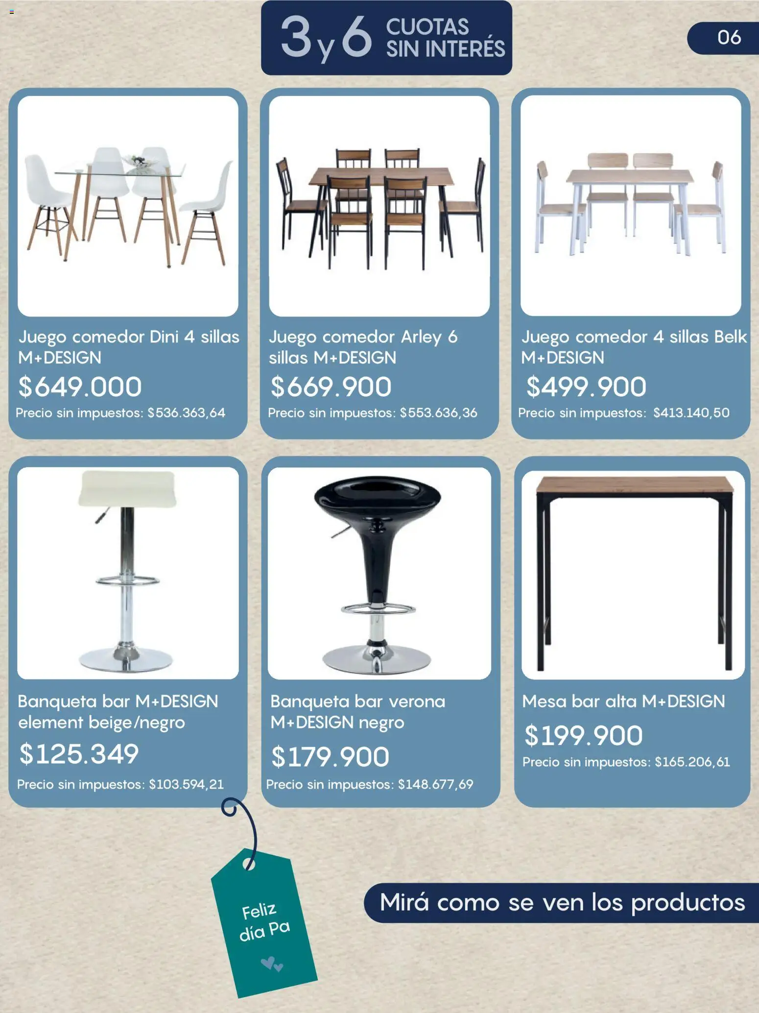 Jumbo - Especial Día del Padre - Hogar y mucho más │ válido desde el 09.06.2026 | Página: 8 | Productos: Banqueta, Mesa