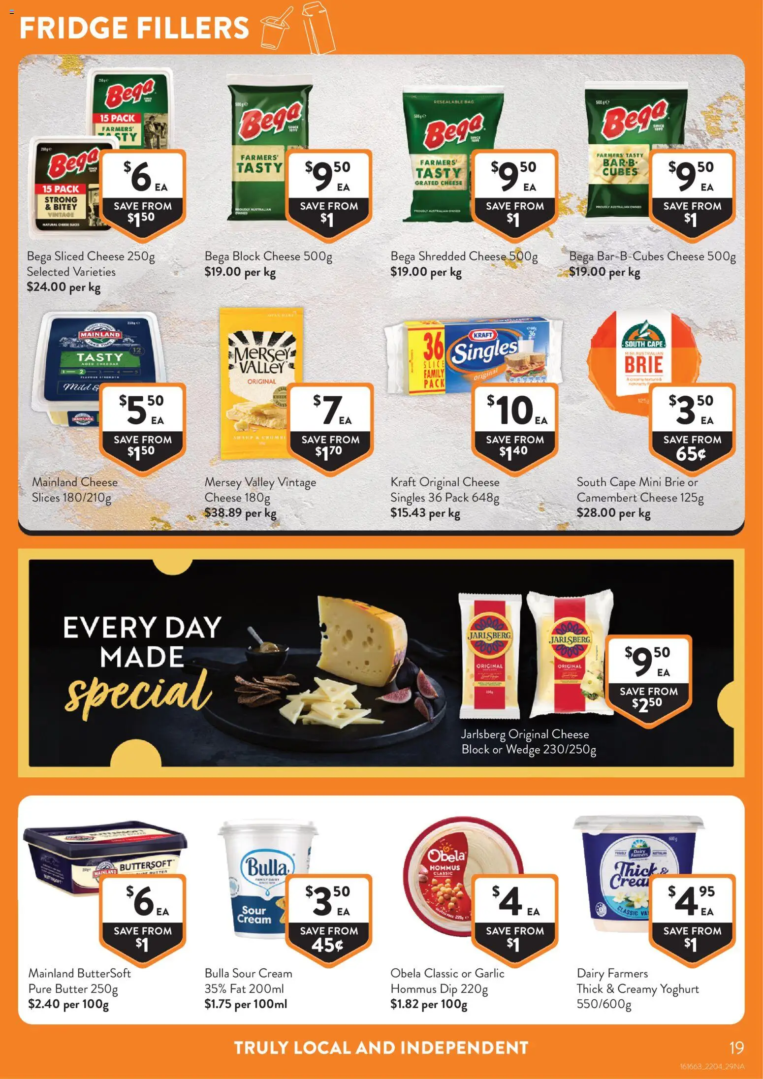 Foodworks catalogue - valid from 22.04.2026 | Page: 19 | Products: Dairy, Butter, Garlic, Fridge