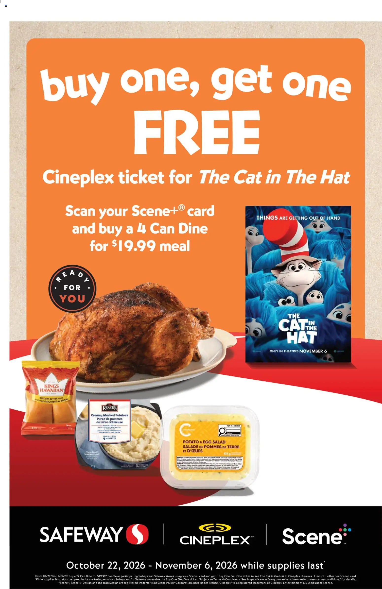 Safeway flyer valid from Oct 22, 2026 | Page: 17