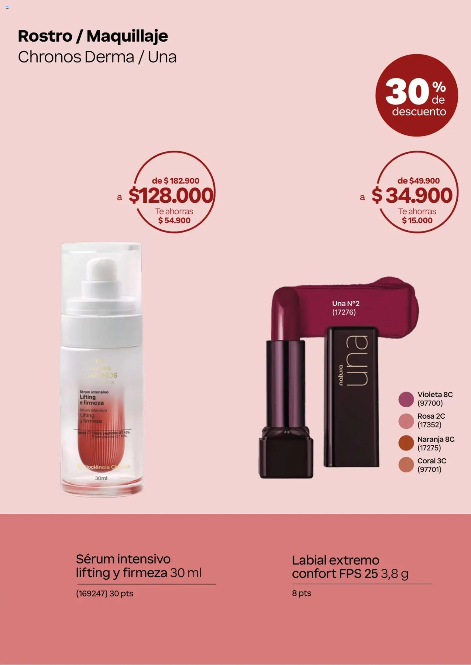 Natura revista - valida desde el 01.04.2026 | Página: 50 | Productos: Té, Serum, Maquillaje