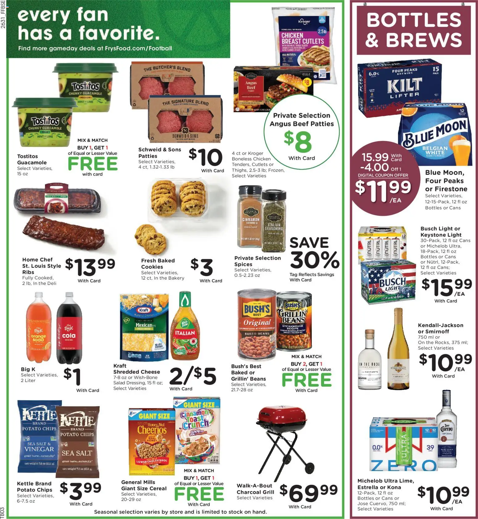 Fry's Food Weekly Ad - valid from 09/02/2026 | Page: 4 | Products: Bakery, Beef, Cookies, Salt
