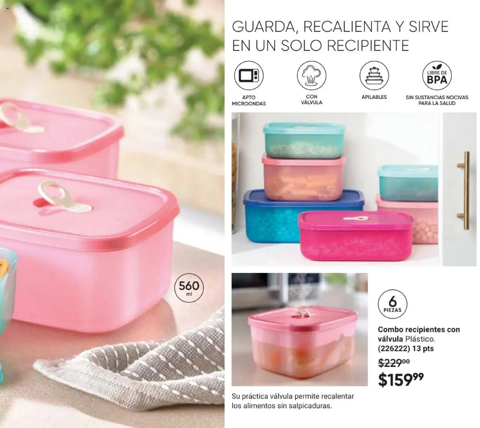 Nuevas ofertas de AVON válidas en toda la República Mexicana desde el 11/09/2026. ¡Encuentra las mejores ofertas en AVON Casa & Estilo 14 2026! | Página: 77 | Productos: Alimentos, Microondas, Válvula