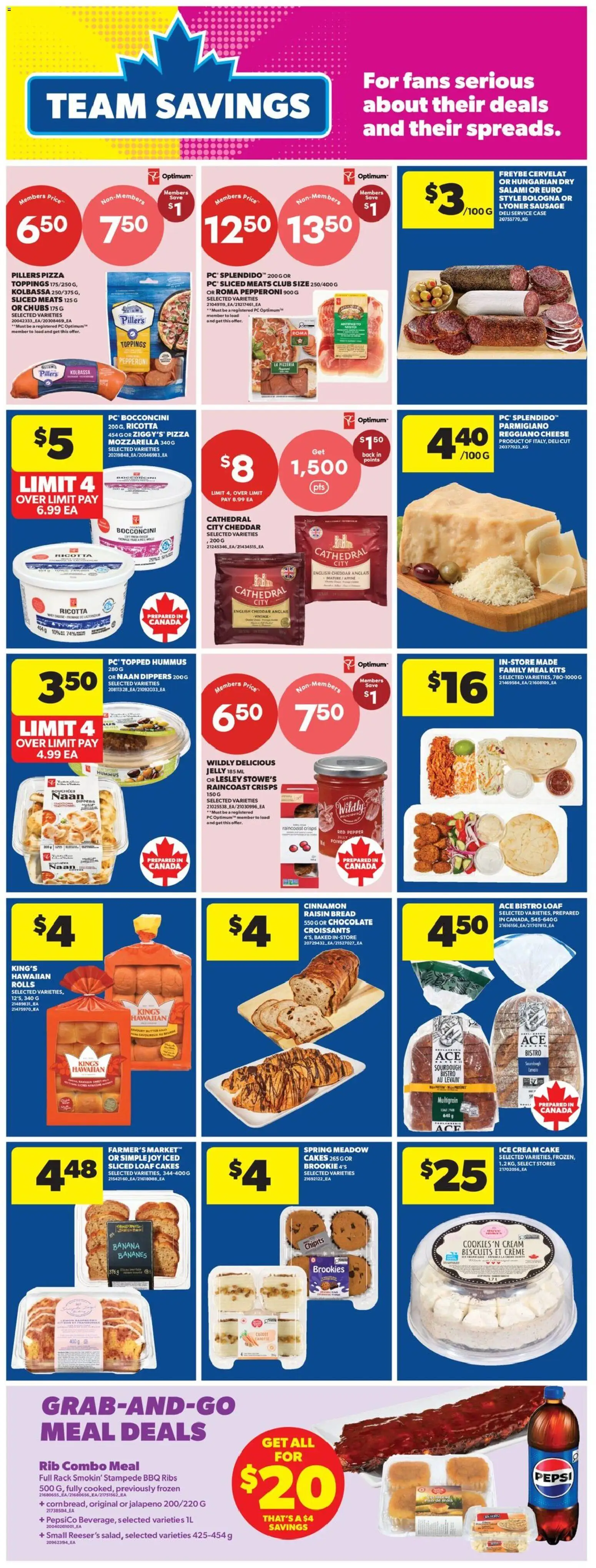 Real Canadian Superstore flyer valid from 18.06.2026 | Page: 22 | Products: Cookies, Cheese, Chocolate, Pizza