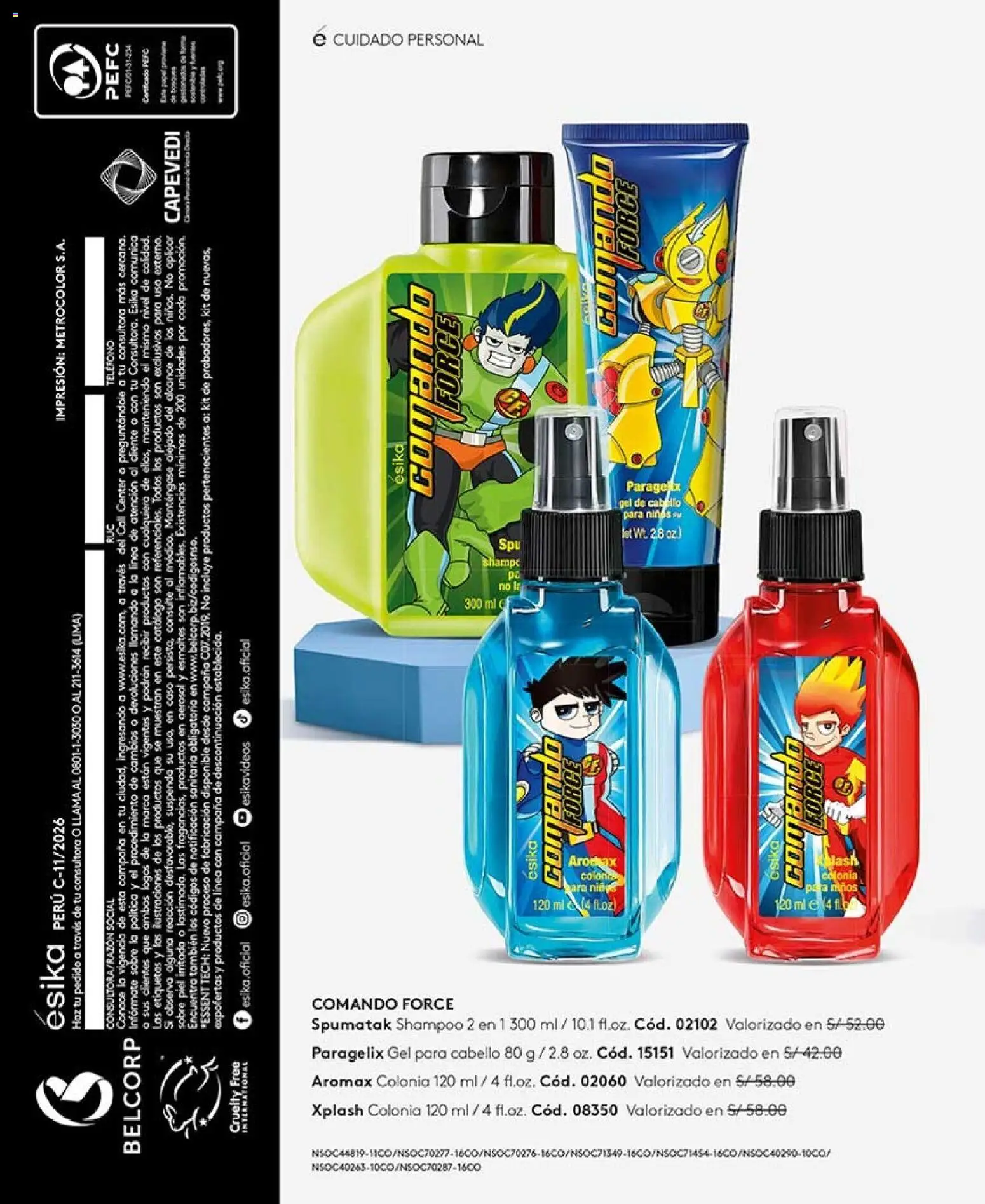 Catálogo Ésika válido desde 20/06/2026 | Página: 146 | Productos: Shampoo, Teléfono