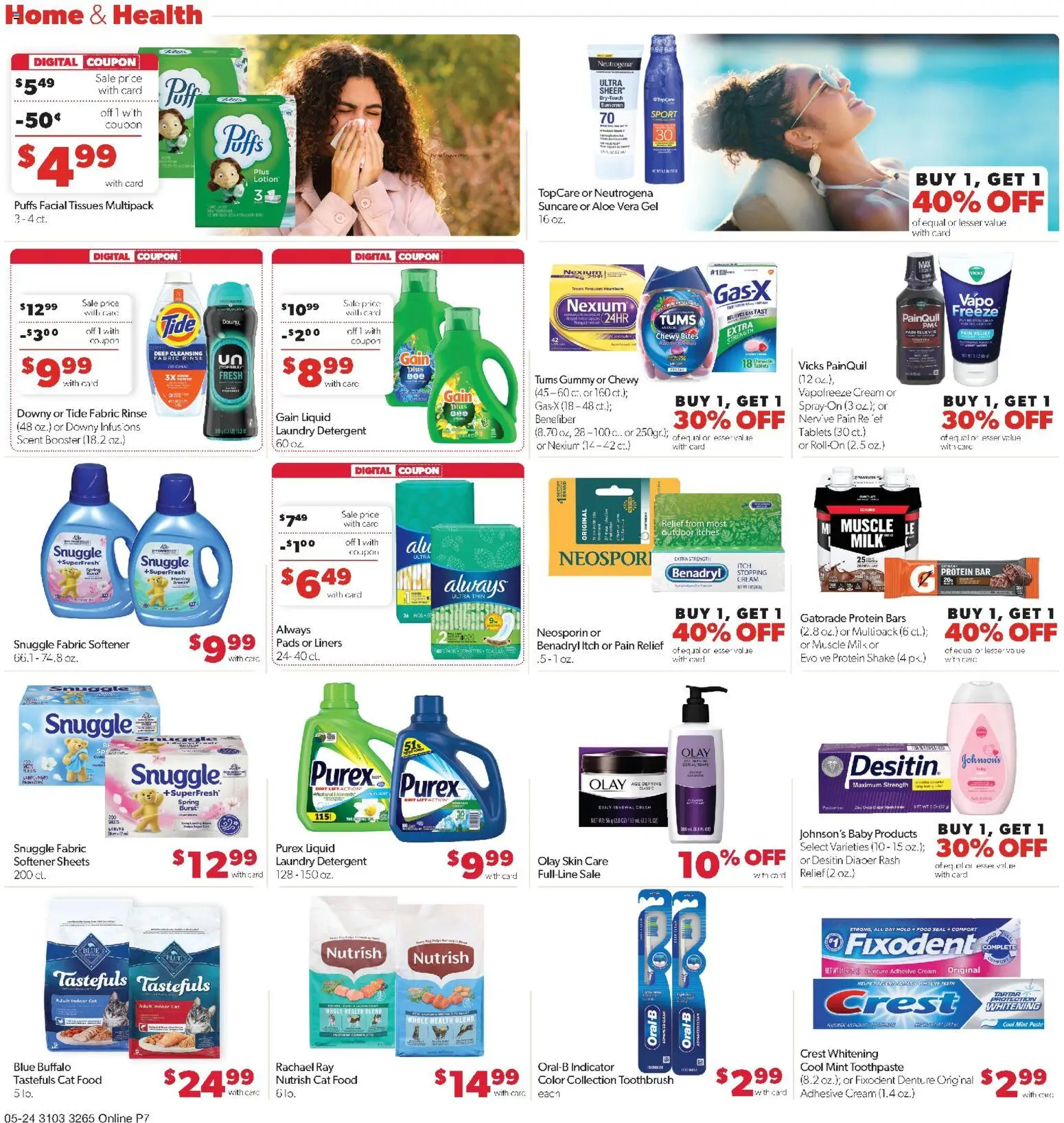 Family Fare Weekly Ad - SD - valid from 24.05.2026 | Page: 11 | Products: Adhesive, Cat Food, Milk, Detergent