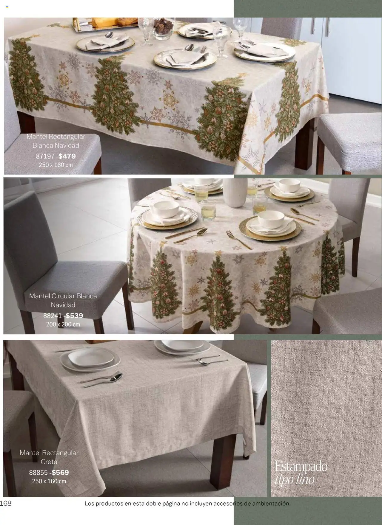 Nuevas ofertas de Vianney válidas en toda la República Mexicana desde el 15/08/2025. ¡Encuentra las mejores ofertas en Vianney - Catálogo Invierno! | Página: 170 | Productos: Mantel