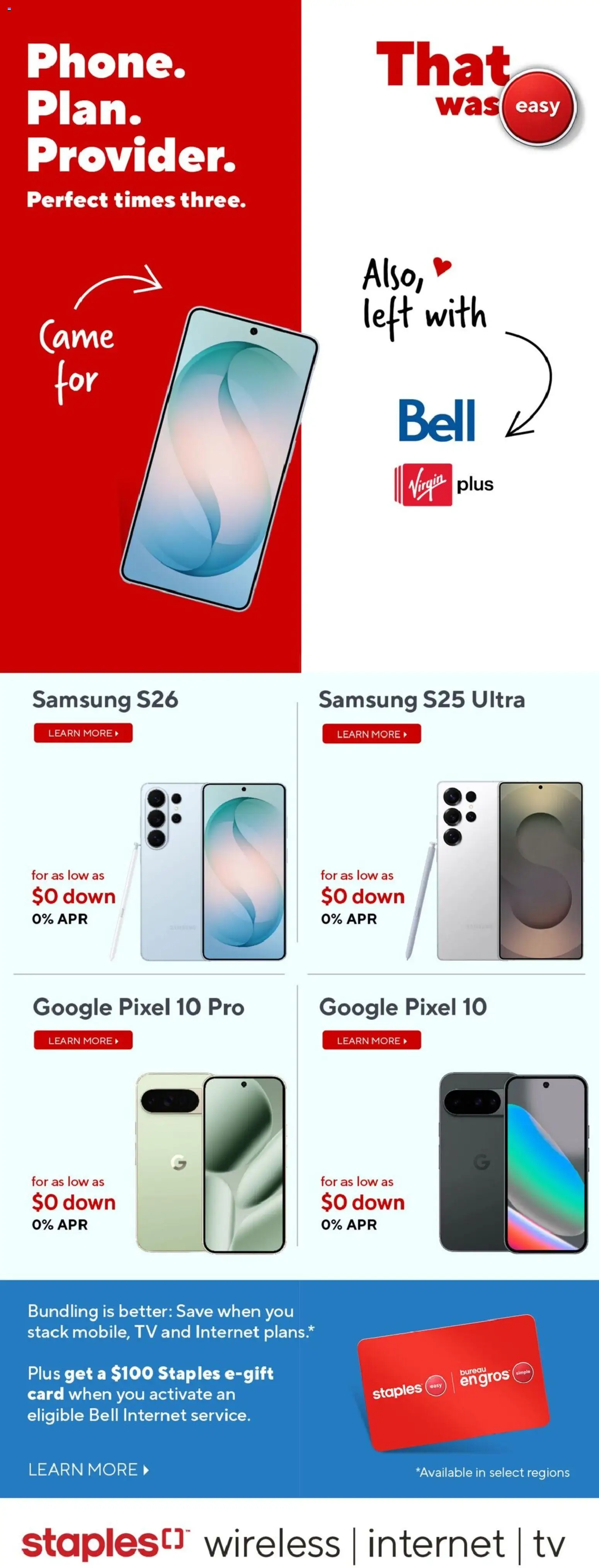 Staples flyer valid from 22.05.2026 | Page: 6 | Products: Tv