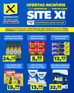 X Supermercados ofertas incríveis - Pré-Visualização do folheto da loja X Supermercados, válido de 07/09/2026